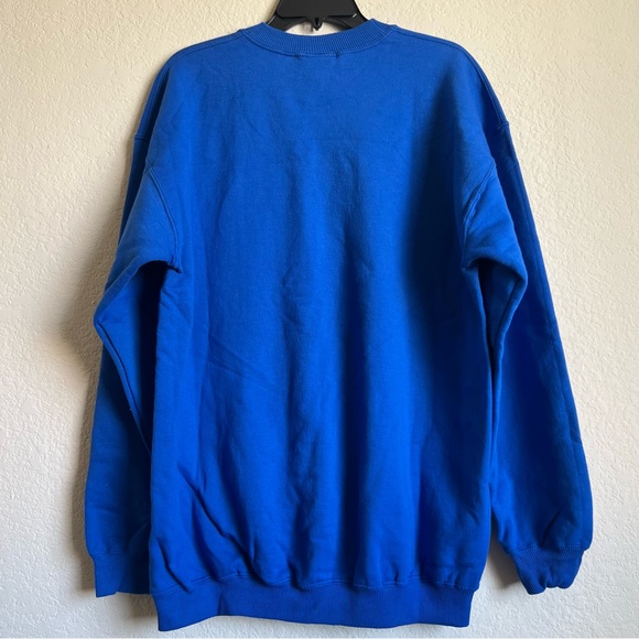 Vintage Disneyland Sweatshirt Adult XL Blue 2002 Mickey, Pluto, Donald, Goofy - Picture 3 of 11